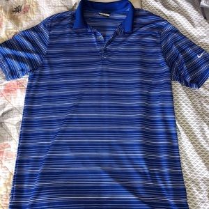 Nike Dri-fit Polo -Blue- Medium